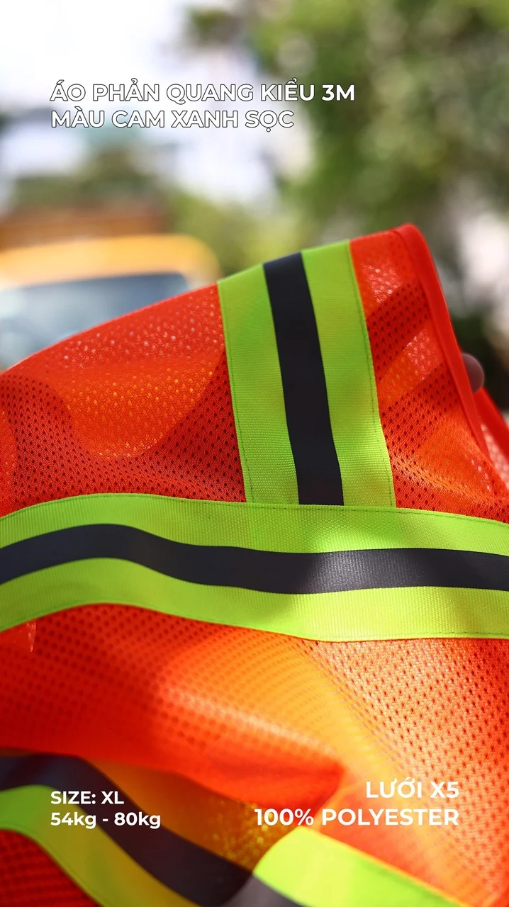 Áo phản quang kiểu 3M Áo phản quang kiểu 3M