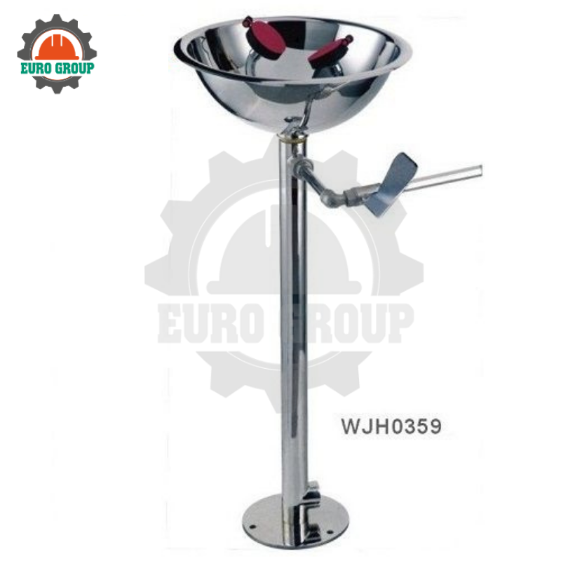 Bồn Rửa Mắt Khẩn Cấp WJH0359 Chân Đứng Inox SUS304 Bồn Rửa Mắt Khẩn Cấp WJH0359 Chân Đứng Inox SUS304