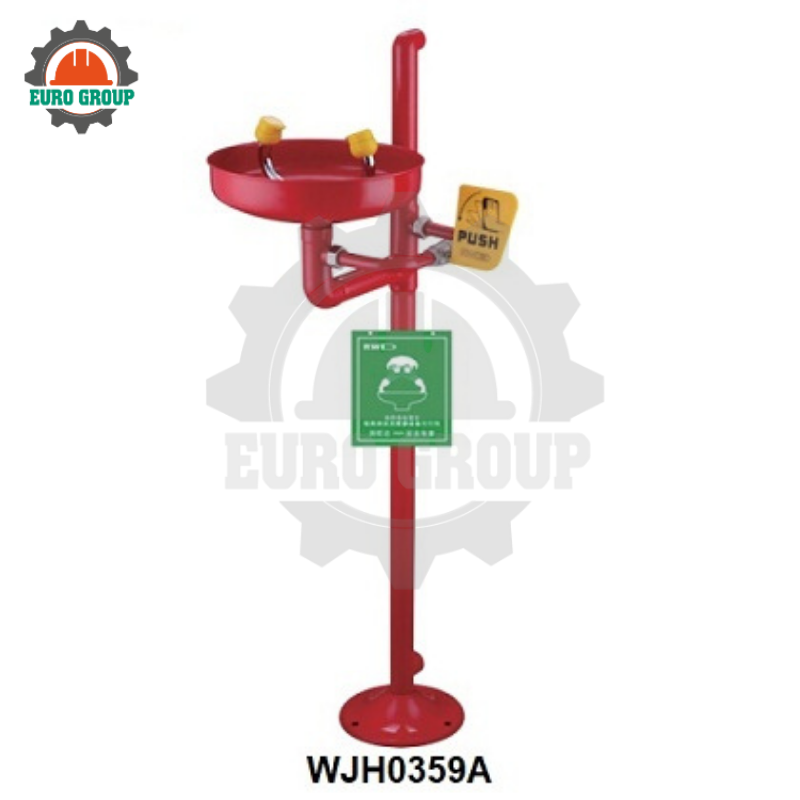 Bồn Rửa Mắt Khẩn Cấp WJH0359A Chân Đứng Inox SUS304 Bồn Rửa Mắt Khẩn Cấp WJH0359A Chân Đứng Inox SUS304