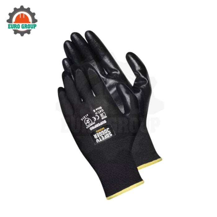 Găng Tay Jogger Superpro Chống Dầu Phủ Nitrile Bám Tốt Găng Tay Jogger Superpro Chống Dầu Phủ Nitrile Bám Tốt