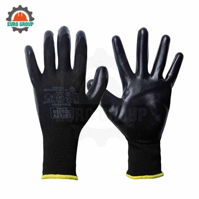 Găng Tay Jogger Superpro Chống Dầu Phủ Nitrile Bám Tốt Găng Tay Jogger Superpro Chống Dầu Phủ Nitrile Bám Tốt