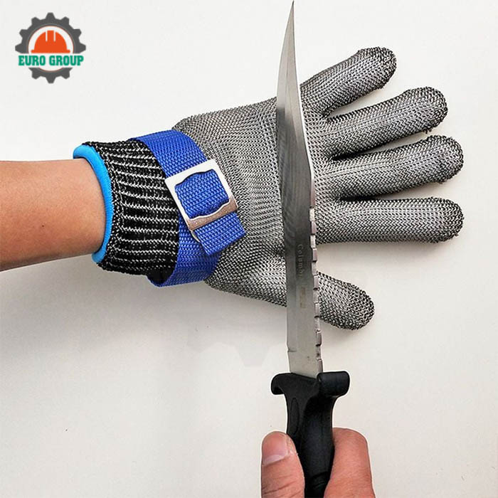 Găng Tay Bao Tay Vòng Thép Inox Chống Cắt Chống Đâm Thủng Gồm 1 Chiếc Inox + 1 Chiếc Len Găng Tay Bao Tay Vòng Thép Inox Chống Cắt Chống Đâm Thủng Gồm 1 Chiếc Inox + 1 Chiếc Len