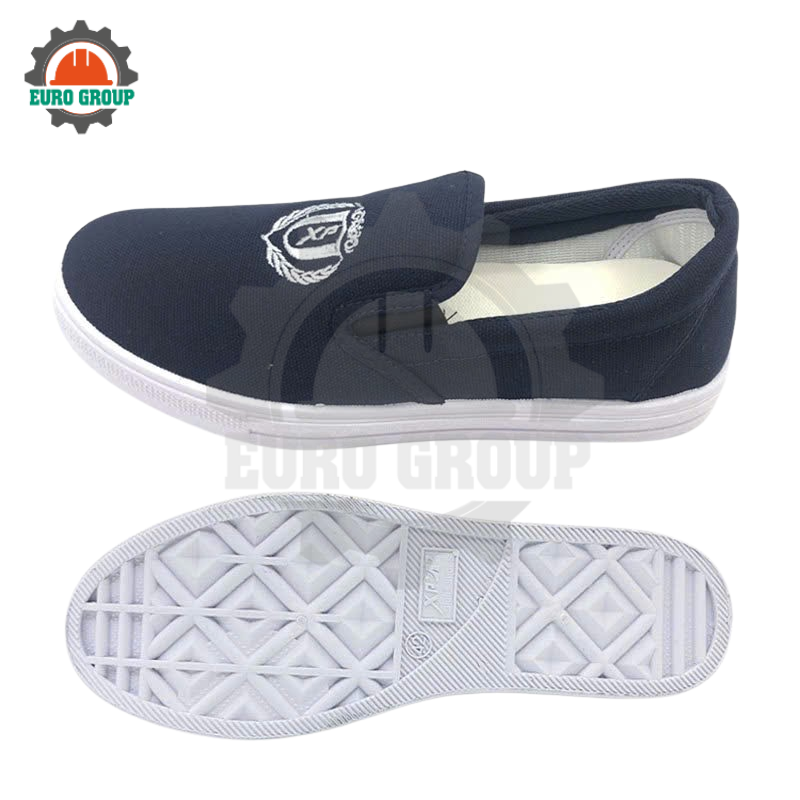 Giày bảo hộ XP 3027-2 không dây vải bạt mềm đế cao su Giày bảo hộ XP 3027-2 không dây vải bạt mềm đế cao su