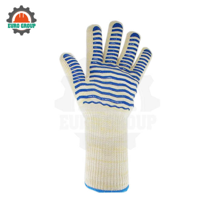 Găng Tay Chịu Nhiệt Lò Nướng Chất Liệu Aramid + Silicone Chống Trượt Găng Tay Chịu Nhiệt Lò Nướng Chất Liệu Aramid + Silicone Chống Trượt