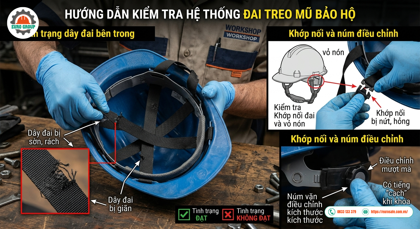Kiểm tra hệ thống đai treo Kiểm tra hệ thống đai treo