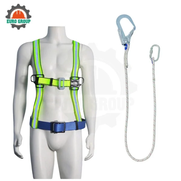 Dây đai bán thân KV5 khóa vuông 1 móc dây thừng Dây đai bán thân KV5 khóa vuông 1 móc dây thừng