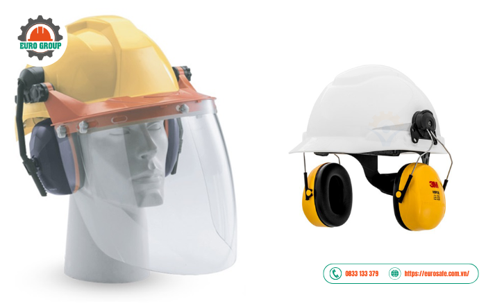 nón bảo hộ có tai nghe chống ồn nón bảo hộ có tai nghe chống ồn