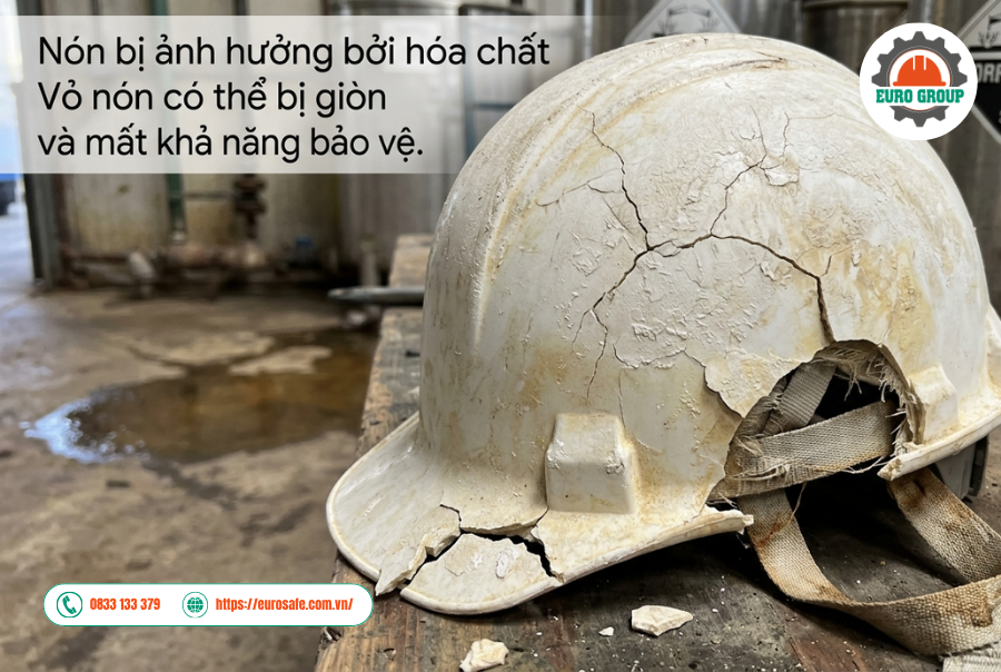 Nón bị ảnh hưởng bởi hóa chất Nón bị ảnh hưởng bởi hóa chất