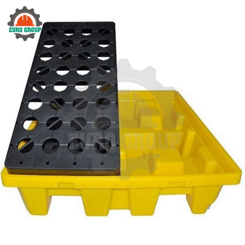 Pallet Nhựa Chống Tràn BlueZEIZ BlueSD-1D HDPE Dung Tích 43L Pallet Nhựa Chống Tràn BlueZEIZ BlueSD-1D HDPE Dung Tích 43L