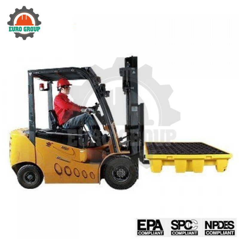 Pallet Nhựa Chống Tràn SYSBEL SPP104 260L LLDPE Cho 4 Phuy Pallet Nhựa Chống Tràn SYSBEL SPP104 260L LLDPE Cho 4 Phuy