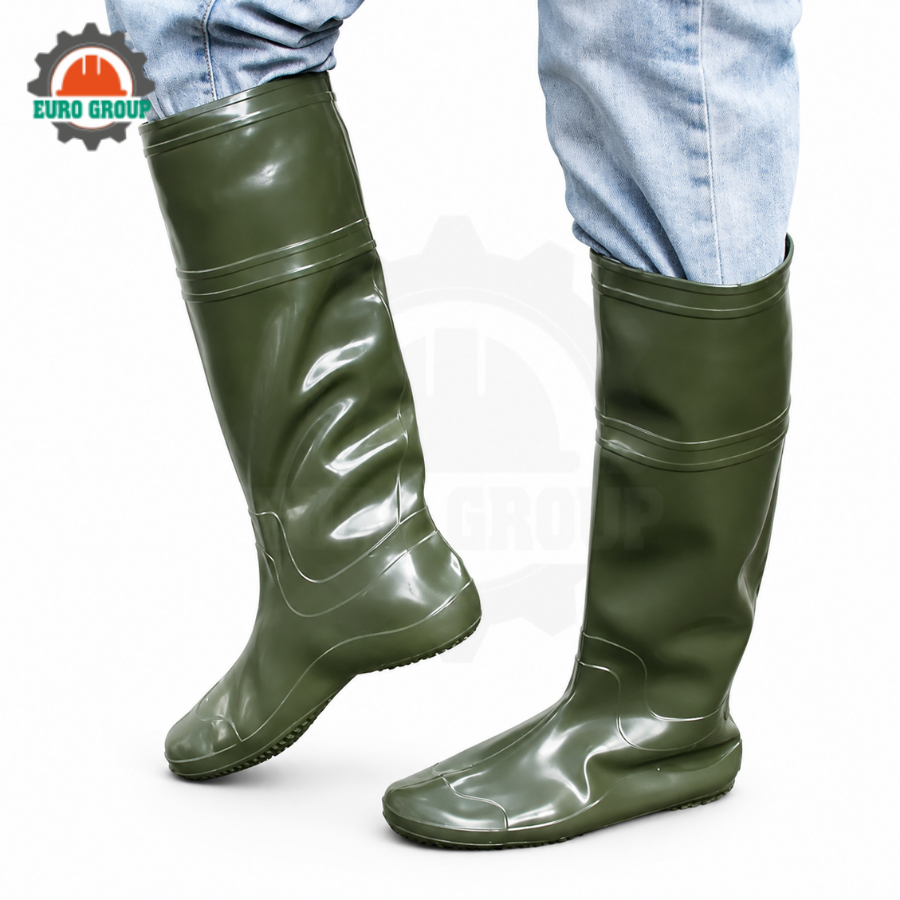 Ủng Đi Cấy TGP-018 Nhựa PVC Cao Cổ Chống Trơn Trượt Ủng Đi Cấy TGP-018 Nhựa PVC Cao Cổ Chống Trơn Trượt