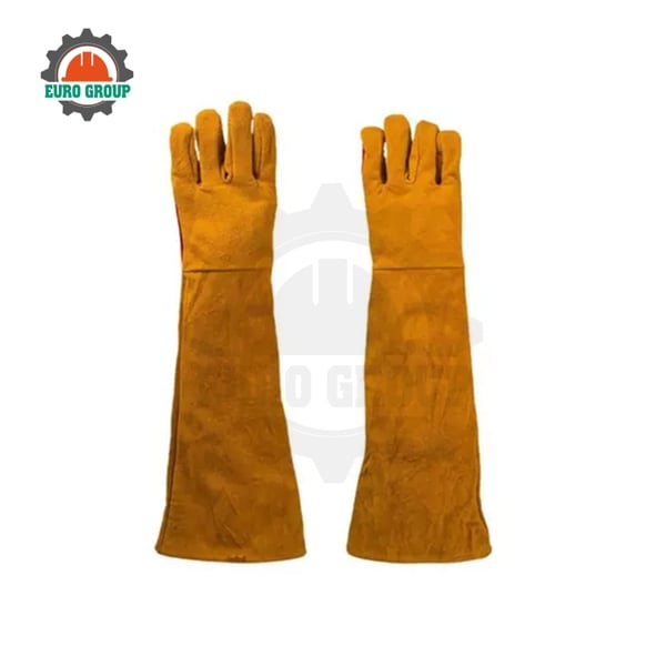 Găng Tay Da Hàn Dài 65cm Chịu Nhiệt, Chống Cháy, Chống Cắt Bảo Vệ Toàn Diện