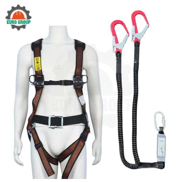 Dây đai toàn thân AVD2 khóa vuông 2 móc giảm xóc