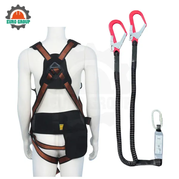 Dây đai toàn thân AVD2 khóa vuông 2 móc giảm xóc