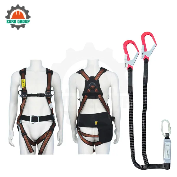 Dây đai toàn thân AVD2 khóa vuông 2 móc giảm xóc