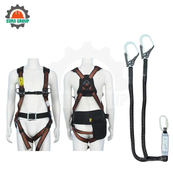 Dây đai toàn thân AVD2 khóa vuông 2 móc giảm xóc