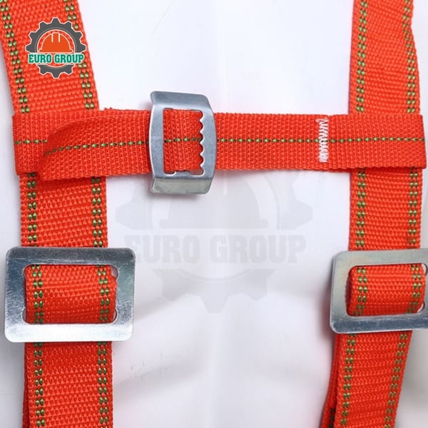 Dây Đai An Toàn Toàn Thân 2 Móc Màu Đỏ