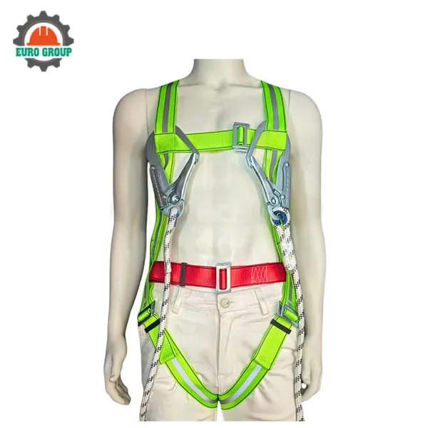 Dây đai toàn thân P8 2 móc sắt dây thừng liền thân