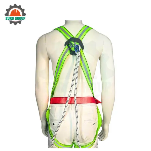 Dây đai toàn thân P8 2 móc sắt dây thừng liền thân