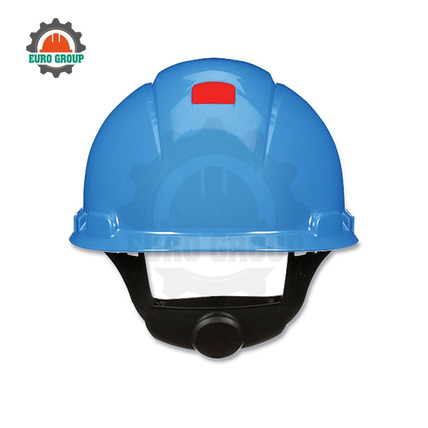 Nón Bảo Hộ 3M H703R Xanh Dương Không Lỗ Thoáng Khí Chống Va Đập, Hỗ Trợ Cách Điện