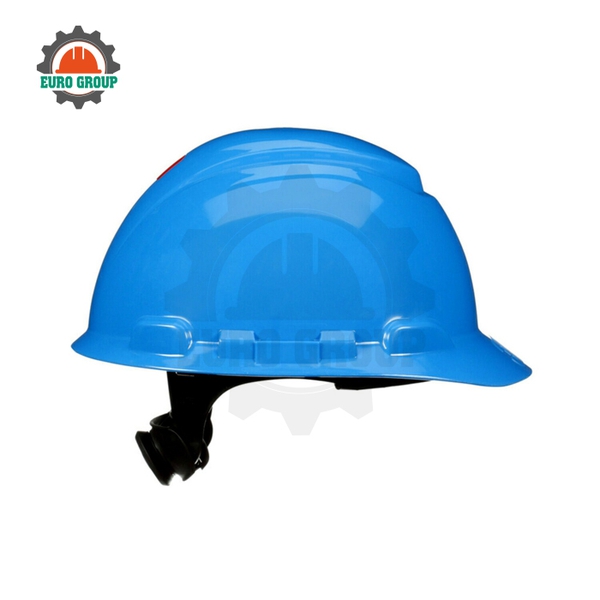 Nón Bảo Hộ 3M H703R Xanh Dương Không Lỗ Thoáng Khí Chống Va Đập, Hỗ Trợ Cách Điện