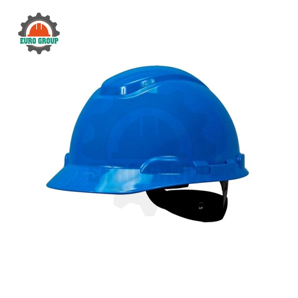 Nón Bảo Hộ 3M H703R Xanh Dương Không Lỗ Thoáng Khí Chống Va Đập, Hỗ Trợ Cách Điện