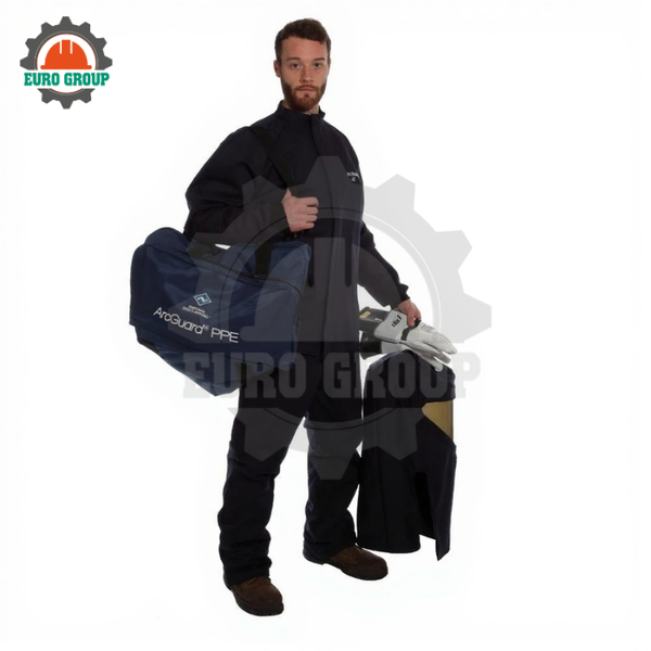 Bộ Quần Áo Chống Hồ Quang Điện 40 Cal CAT 4 Kèm Quần Yếm