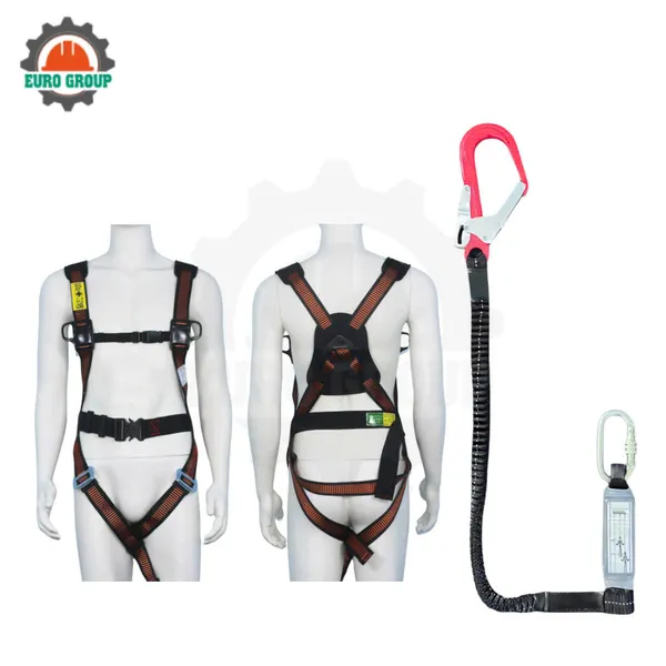 Dây đai toàn thân AB1 1 móc khóa bấm giảm xóc