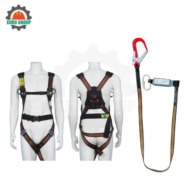 Dây đai toàn thân AB3 1 móc khóa bấm giảm xóc