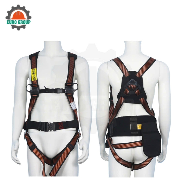 Dây đai toàn thân ABD1 khóa bấm có đệm 1 móc giảm xóc