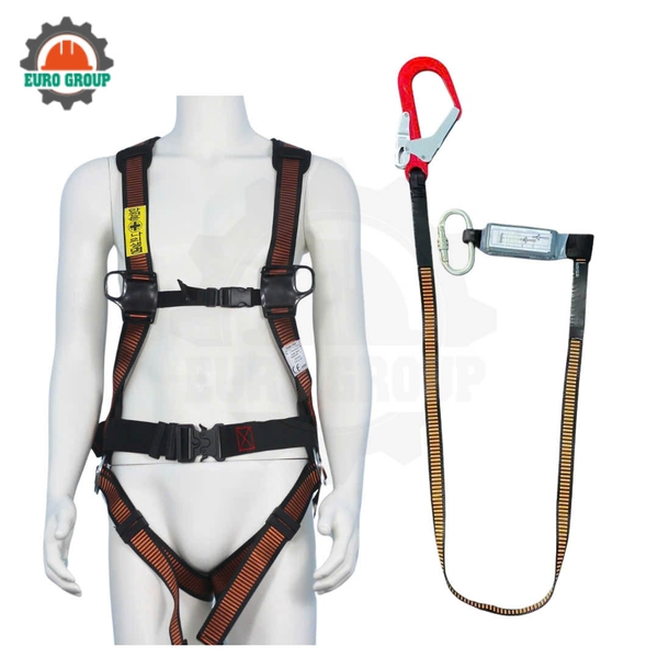 Dây đai toàn thân ABD3 1 móc khóa bấm giảm xóc