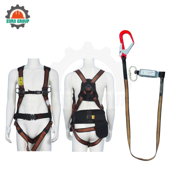 Dây đai toàn thân ABD3 1 móc khóa bấm giảm xóc