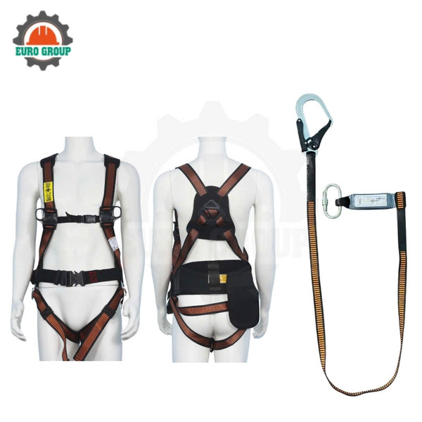 Dây đai toàn thân ABD3 1 móc khóa bấm giảm xóc