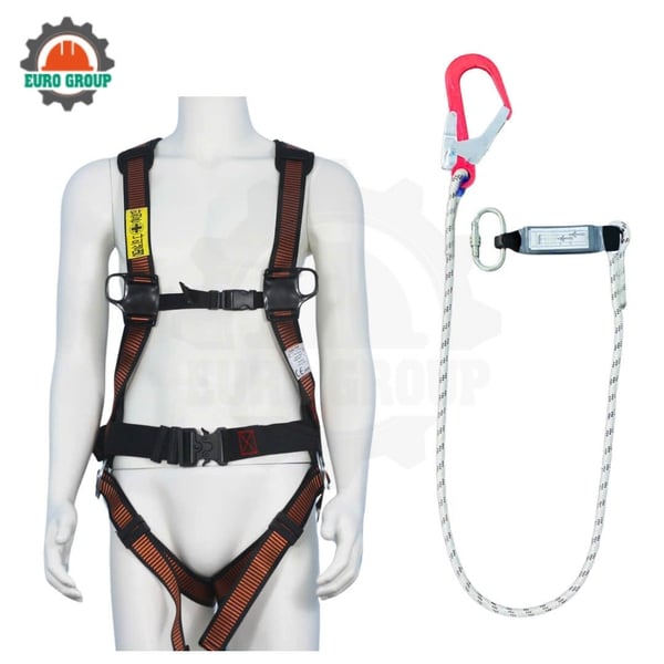 Dây đai toàn thân ABD7 1 móc khóa bấm giảm xóc