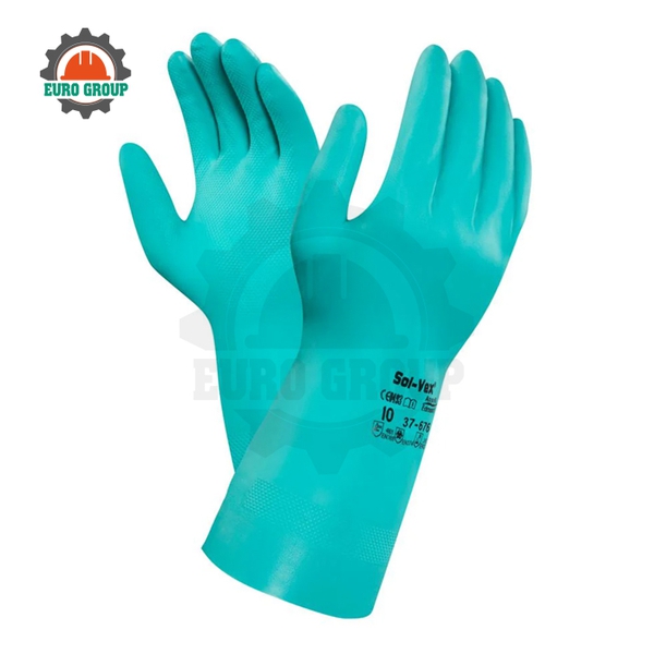 Găng Tay Chống Hóa Chất Ansell 37-676 Chống Hóa Chất, Chống Mài Mòn
