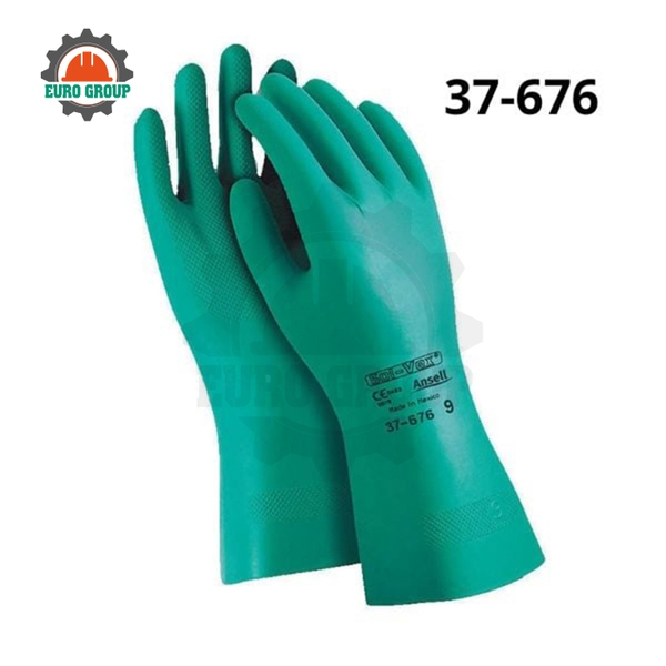 Găng Tay Chống Hóa Chất Ansell 37-676 Chống Hóa Chất, Chống Mài Mòn