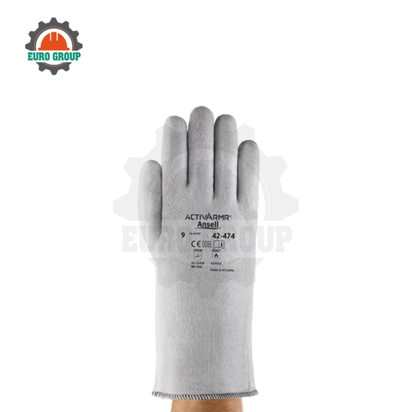 Găng Tay Chịu Nhiệt Ansell 42-474 Chống Cắt Cấp Độ 5, Chịu Nhiệt