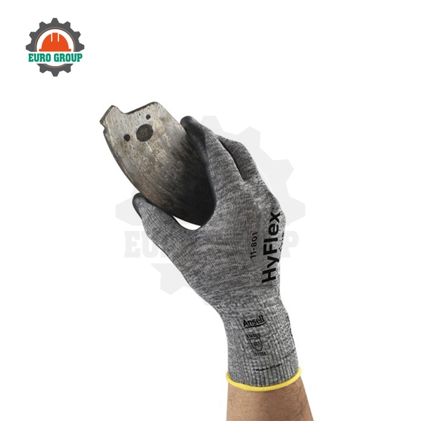 Găng Tay Chống Cắt Ansell 11-801 Chống Mài Mòn, Tăng Độ Bám