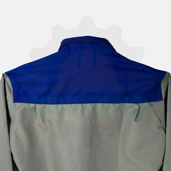 Áo đồng phục công nhân phối màu vàng xanh đen