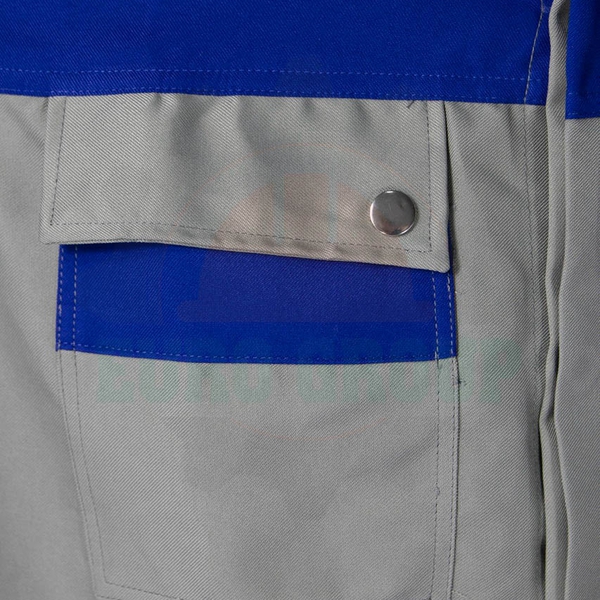 Áo đồng phục công nhân phối màu vàng xanh đen