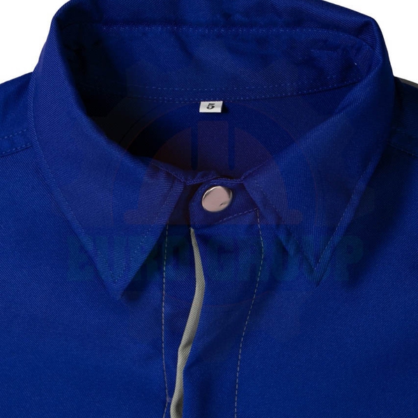 Áo đồng phục công nhân phối màu vàng xanh đen