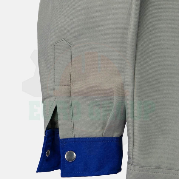 Áo đồng phục công nhân phối màu vàng xanh đen