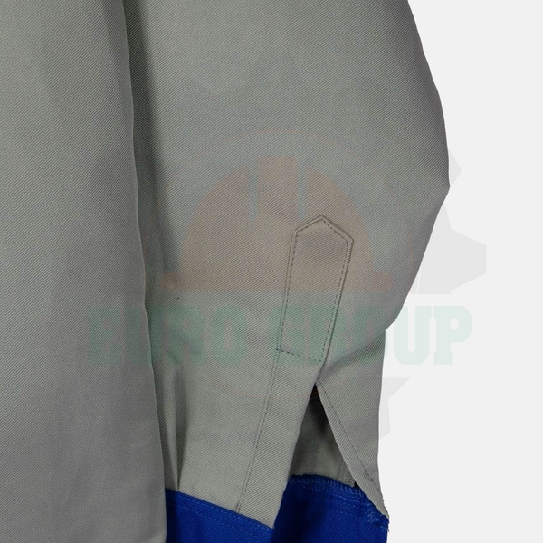 Áo đồng phục công nhân phối màu vàng xanh đen