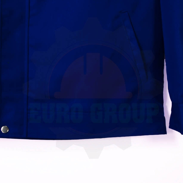 Áo đồng phục công nhân phối màu xanh bích xám trắng kaki chéo 2/1