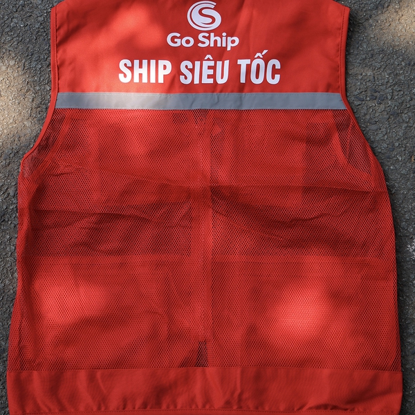 Áo ghi lê tài xế Go Ship