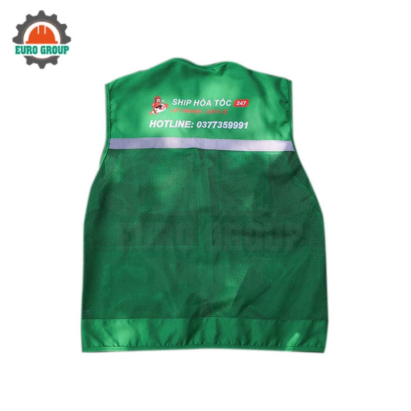 Áo ghi lê tài xế Ship hỏa tốc 247