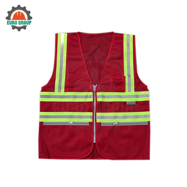 Áo phản quang túi lưới thoáng mát, tiện lợi