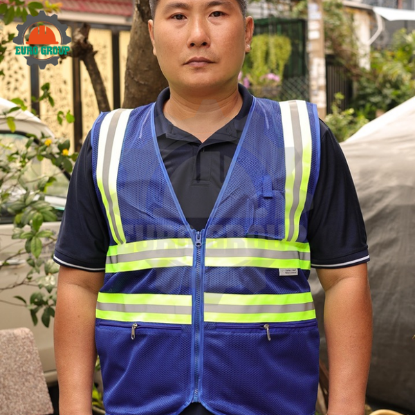 Áo phản quang túi lưới thoáng mát, tiện lợi