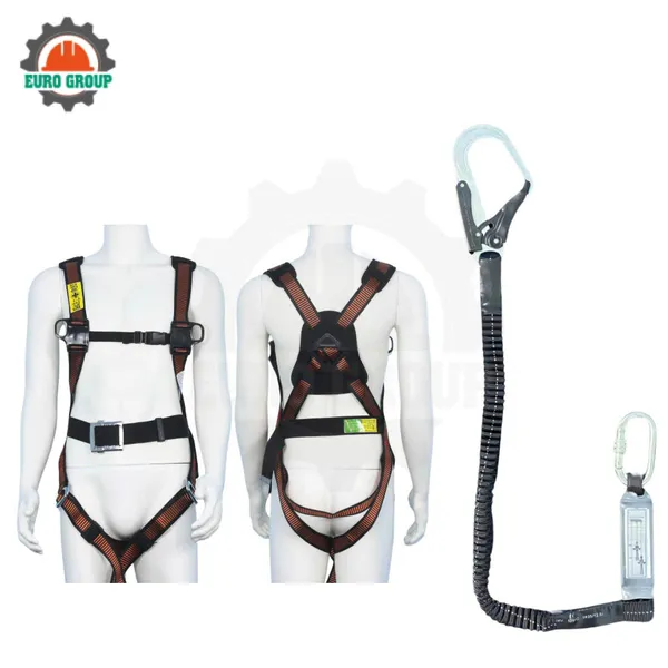 Dây đai toàn thân AV1 khóa vuông 1 móc giảm xóc