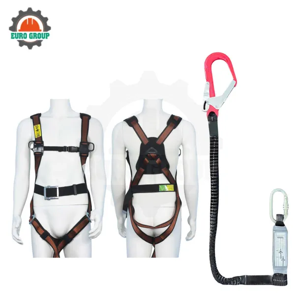 Dây đai toàn thân AV1 khóa vuông 1 móc giảm xóc